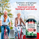 Fito Medic'S Lab | Tumeric And Ginger Supplement | 6000 Mg | 180 Caps | Tumeric And Ginger | Ginger Supplements | Turmeric | Turmeric Supplements | Ultra High Absorption, S