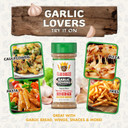 Flavor God 2 Bottles Garlic Lovers Seasoning Mix Natural Healthy Spice Blend For Grilling Chicken, Beef, Seafood, Vegetables, Salad, Tacos & Pizza, Kosher, Gluten & Dairy Free, Vegan Keto Friendly
