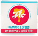 Flo Bamboo Long Daily Panty Liners Unwrapped + Ultra Thin (24 Liners)