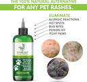 For Pets (8Oz) - Natural Dog And Cat Itch Relief & Skin Treatment For Itchy Paws And Ringworm - Yeast Infection, Dandruff And Hot Spot Spray For Dogs - All Natural, Organic Blend