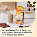 Four Sigmatic Calm Organic Decaf Ground Coffee | Swiss Water Decaf Coffee With Chaga & Reishi Mushroom Extracts | 12Oz Bag