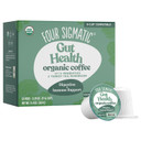 Four Sigmatic Happy Gut Organic Coffee Pods | Medium Roast Probiotic K Cups With Chaga And Turkey Tail | Immune Boosting, Probiotic Mushroom Coffee K Cups For Gut Health And Immune Support | 24 Count
