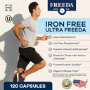 Freeda Multivitamin - Iron-Free Ultra Kosher Multivitamin For Men & Women  Daily High Potency Multi For Adult Health & Wellness  360 Capsules (90-Day Supply)