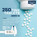 Freeda Vitamin D3 3000 Iu  High-Potency Vitamin D For Bone Strength & Immune Support  Easy-To-Swallow Tablets  250 Tiny Tablets