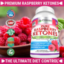 Fresh Healthcare Pure 100% Raspberry Ketones Max 1000Mg Per Serving - 3 Month Supply Non Gmo - Advanced Weight Loss Support - 180 Capsules