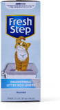 Fresh Step Drawstring Cat Litter Box Liners, Fresh Scent, Size Large, 30" X 17" | Kitty Litter Bags - 15 Count - Cat Litter Liners For Rectangle Or Oval Litterboxes