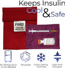Frio Cooling Wallet- Mini - Black - Holds Single Insulin Vial Or Eye Drop Bottle - Keeps Insulin Cool More Than 45 Hours Without Ever Needing Refrigeration!-Low Shipping Rates-
