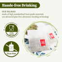 Fullchea - Cranberry Apple Tea, 45 Teabags - Cranberry Tea With Apple, Hibiscus, Rose & Licorice  Naturally Sweet & Tart - Non-Gmo - Caffeine-Free - Wellness Support