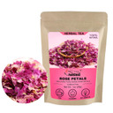 Fullchea - Dried Rose Petals - 1Oz/29G - Edible Flowers Real Rose Petals - Non-Gmo - Caffeine-Free - Use In Tea, Baking, Crafting