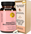 Future Kind Vegan Prenatal Vitamin With Dha & L-Methylfolate In Glass Bottle - Prenatal Folate Supplement For Women With Vitamin D & E, Iron & Biotin - Gluten-Free, Non-Gmo (60Ct)
