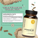 Future Kind Vegan Vitamin D3-2500 Iu Plant-Based Supplement For Cell & Immune Support - Sugar-Free, Lichen-Based Vitamin D (30 Softgels In Glass Bottle)