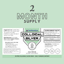 Fws Colloidal Silver Spray - 4 Oz - Clear Silver - 50 Ppm - 99.99% Pure Silver - Daily Immune Support