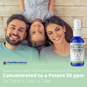 Fws Colloidal Silver Spray - 4 Oz - Clear Silver - 50 Ppm - 99.99% Pure Silver - Daily Immune Support