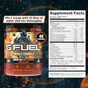 G Fuel Drop Shot Citrus Energy Drink Powder, Pre Workout Caffeine Mix For Gaming, Sugar Free Focus Amino, Vitamin + Antioxidants, 9.9Oz (Mandrin Orange, 40 Servings)