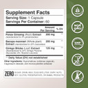 Gade Nutrition Ginkgo Biloba With Ginseng Supplement And Bacopa Monnieri | Brain Supplements For Memory And Focus With Panax Ginseng & Ginko Biloba Capsules - Memory Supplement For Brain