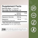 Gade Nutrition Pure Magnesium Glycinate | Magnesium Supplement As Calm Magnesium For Sleep | Magnesium Complex Supplement In Capsules Made Wih Magnesium Glycinate Powder - Or Calm Magnesium Powder