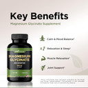 Gade Nutrition Pure Magnesium Glycinate | Magnesium Supplement As Calm Magnesium For Sleep | Magnesium Complex Supplement In Capsules Made Wih Magnesium Glycinate Powder - Or Calm Magnesium Powder