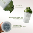 Gade Nutrition Shaker Bottle Blender - 16Oz - 400Ml | Bpa Free And Phthalate-Free | Pre Workout Protein Drink Cocktail Shaker Cup, Leak Proof Lid