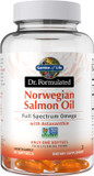 Garden Of Life Dr. Formulated Norwegian Salmon Oil - Dietary Supplement - Full Spectrum Omega-3 Epa, Dha, Dpa - Fish Oil From Norwegian Fjords - For Heart Health - 60 Softgels