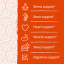 Garden Of Life Magnesium Citrate Supplement Gummies With Prebiotics & Probiotics For Stress, Sleep & Recovery - Vegan, Gluten Free, Kosher, Non-Gmo, No Added Sugars, Orange Cream Flavor, 60 Count