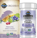 Garden Of Life Once Daily Prenatal Bundle: Organics Prenatal Once Daily Multivitamin, 30 Vegan Tablets + Dr. Formulated Once Daily Prenatal Probiotics 20 Billion Cfu, 30 Vegetarian Capsules