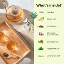 Gardenika Organic Flamma-Tea Loose Leaf Tea | Premium Turmeric Ginger Blend With Cinnamon, Peppermint & Black Pepper | 100% Natural, Caffeine Free Herbal Wellness Tea | 4Oz (113G)