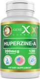Genex Formulas Huperzine A 200Mcg (120 Capsules) | Nootropic Supports Memory, Focus, And Cognitive Health - Non-Gmo, Gluten Free, Vegetarian