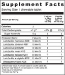 Genuine Health Kid'S Daily Probiotic, Helps Promote Digestive Health & Immune Response, Multi-Strain Formula, Lemonade Flavor, 30 Chewable Tablets