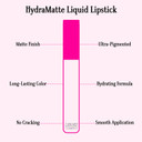 Gerard Cosmetics Hydramatte Liquid Lipstick Bare It All, Mauve Lipstick With Matte Finish, Long Lasting And Non Drying, Super Pigmented Fully Opaque Lip Color