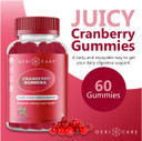 Gericare Cranberry Gummies  Naturally Sourced Cranberry Extract For Uti & Bladder Health, Antioxidant Support, Non-Gmo | Gluten-Free | Vegan | Gelatin-Free | Naturally Sourced, 60 Count