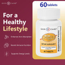 Gericare Iron 65Mg Plus Vitamin C 125Mg Tablets  High-Absorption Iron For Anemia Support, Red Blood Cell Production, Fatigue Reduction, And Immune Health  60 Count