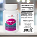 Gericare Vitamin B-12 500Mcg Tablets  Supports Healthy Energy Levels, Brain Function & Circulatory Health  Trusted Supplement For Daily Wellness  100 Count