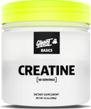 Ghost Basics Creatine Monohydrate Powder For Men & Women  5G Creapure Creatine Workout Supplement For Muscle Gain  Vegan, Soy Free & Gluten Free - 50 Servings