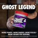 Ghost Legend Pre-Workout Powder, Welch'S Grape - 30 Servings  Pre-Workout For Men & Women With Choline, L-Citrulline, & Beta Alanine For Energy & Focus