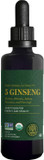 Global Healing Center - Ginseng - Organic Raw Herbal Extract - Liquid Panax Supplement Drop Promotes Energy - Korean And Siberian Ginseng Supplement, Maca, Ashwagandha - Non-Gmo - 2 Fl Oz