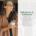 Global Healing Center Usda Organic Elderberry & Echinacea Liquid Supplement Tincture | Antioxidant Immune Support Against Harmful Organisms For Adults And Kids, Vegan, Non-Gmo, 2-Month Supply (2 Oz)