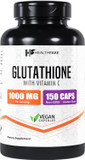 Glutathione Supplement, 1000Mg | 150 Veg Capsules | Non-Gmo | Gluten-Free| Made In Usa