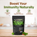 Go Nutra Lemon Balm Extract Powder 10:1 Strength Potent - Melissa Herbal Supplement 8 Oz