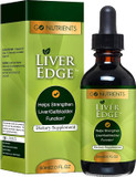 Go Nutrients Liver Edge  Milk Thistle Supplement For Liver Cleanse, Detox & Repair With Artichoke Extract For Health & Fatty Liver Support, Organic Liquid Drops & Tincture - 2 Oz, 48 Servings