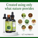 Go Nutrients Liver Edge  Milk Thistle Supplement For Liver Cleanse, Detox & Repair With Artichoke Extract For Health & Fatty Liver Support, Organic Liquid Drops & Tincture - 2 Oz, 48 Servings