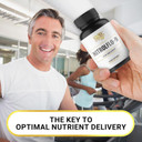 Golden After 50 Nitrolflo-9 - Nature-Powered Nitric Oxide Supplement With Pomegranate Extract, Grape Seed, And S7® - Supports Nutrient Circulation And Optimal Energy - 60 Capsules