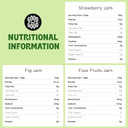 Good Good Assorted No Added Sugar Jam Holiday Box - Strawberry, Fig & Four Fruits Jam Bundle With Serving Spoon - Low Carb, Low-Calorie Spread - Keto Friendly - Vegan - Gluten Free - Diabetic Friendly