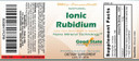 Good State Liquid Ionic Minerals - Rubidium Ultra Concentrate - (10 Drops Equals 5 Mg) (100 Servings Per Bottle)