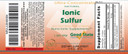 Good State Liquid Ionic Minerals - Sulfur Ultra Concentrate - (10 Drops Equals 30 Mg) (100 Servings Per Bottle)