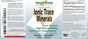 Good State Liquid Ionic Trace Minerals (96 Servings At 125 Mg - 8 Fl Oz)
