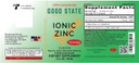 Good State Natural Ionic Zinc | Liquid Concentrate | Nano Sized Mineral Technology | Professional Grade Dietary Supplement | 1.6 Fl Oz Glass Bottle (50 Ml)