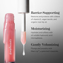 Goop Beauty Hydra-Barrier Gel Gloss | Hydrating Lip Gloss To Moisturize & Plump Lips | Hyaluronic Acid & Vitamin E | Glaze - Palest Clear Pink | 0.13 Oz