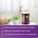 Grab The Gold Immune Elderberry Gummies With Vitamin C And Zinc (1 Bottle = 45 Day Supply) Gluten Free, Vegetarian Friendly
