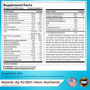 Grab The Gold Liquid Multivitamin Capsules - Fast Absorption, Energy Boost - 42 Fruits & Veggies, Good Source Of Iron, Antioxidants