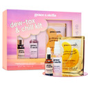 Grace & Stella Award Winning Skin Care Set - Gifts For Women - Travel Size Toiletries With Eye Masks, Hyaluronic Acid Serum, Lip Balm & More - Bridesmaids, Birthdays, Teen Girl Gifts - Vegan Self Care